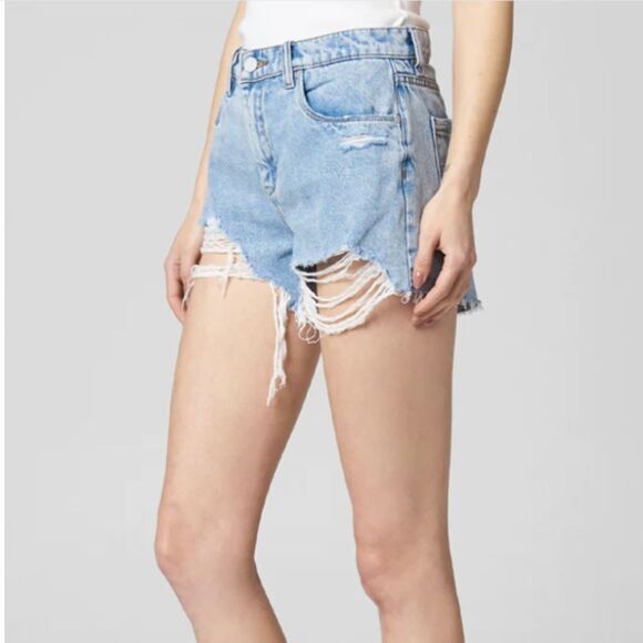 Blank NYC Nordstrom Barrow Vintage Inspired Distressed Acid Wash Cutoff Shorts - Picture 1 of 9